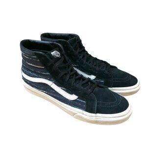 Vans sk8 hi Slim /Black Multi-Color/M8 W Men’s 8.5 Street Style Classic Sneakers